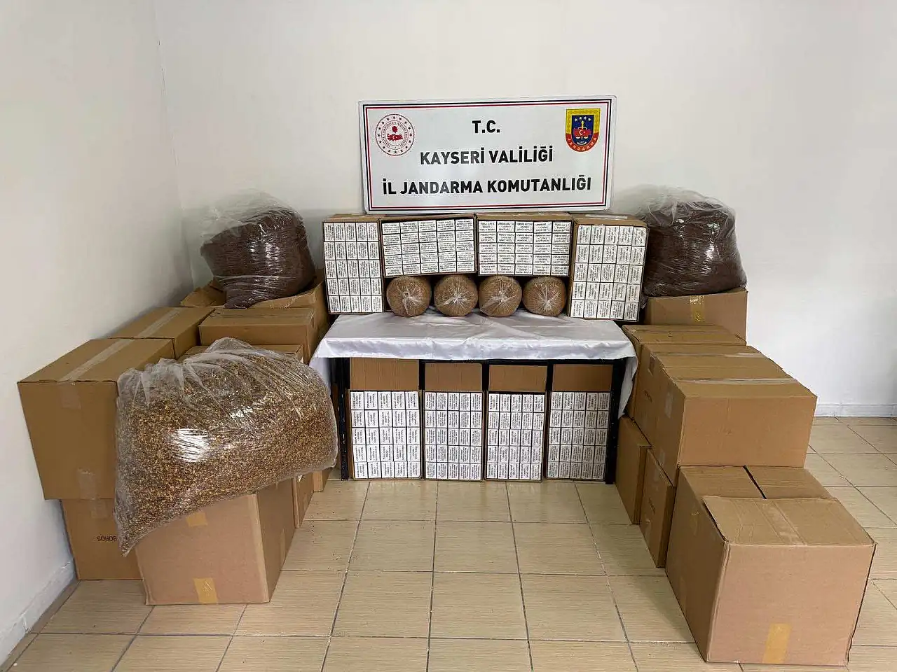 Kayseri'de kaçakçılık operasyonu: Bir şüpheli yakalandı