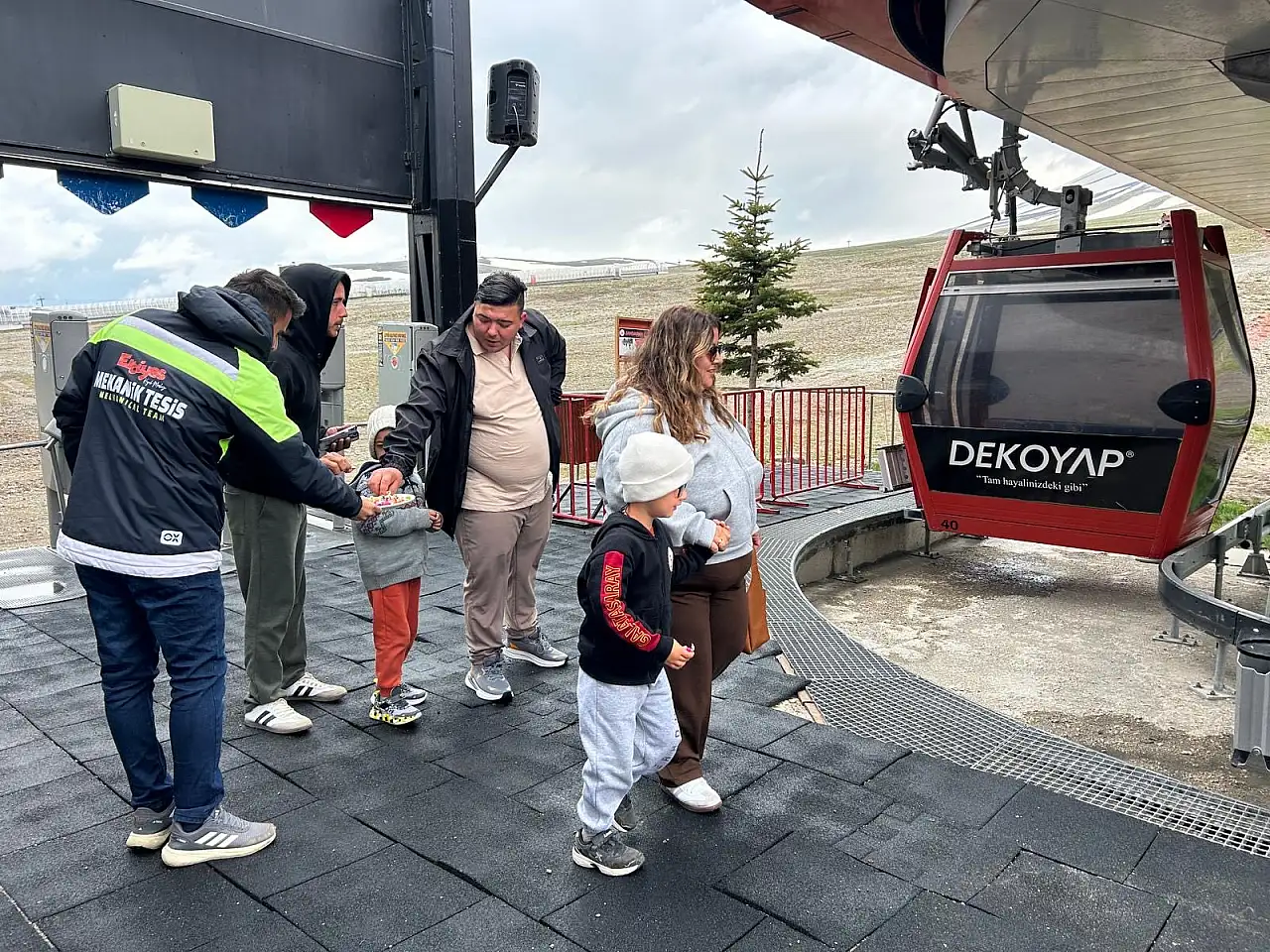 Kayseri'nin zirvesinde bayram keyfi