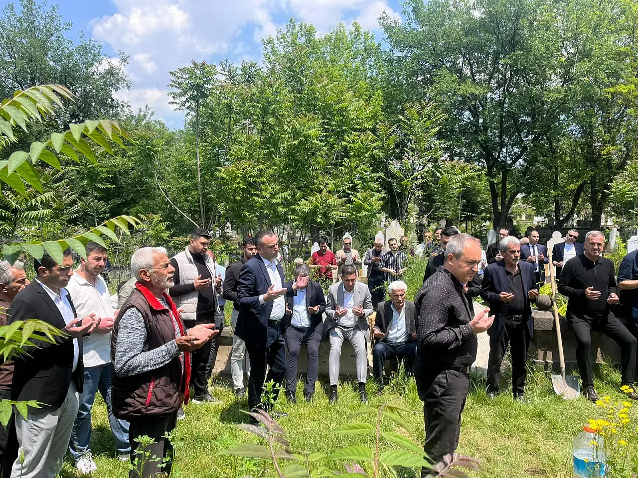 Kayseri'de şehit babasına son görev