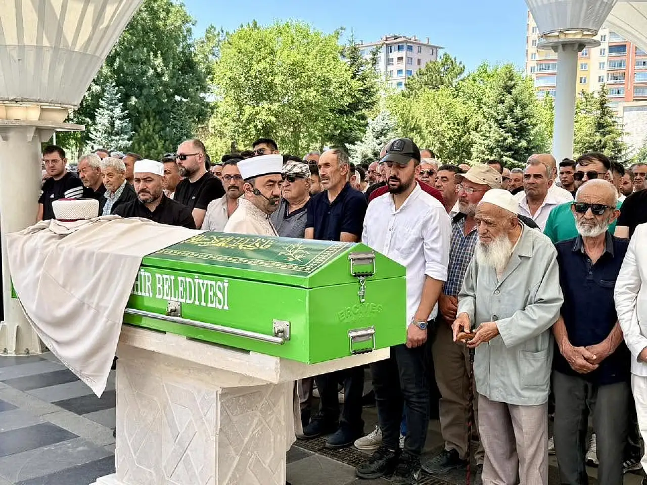 Kayseri'de hayatını kaybeden imam son yolculuğuna uğurlandı