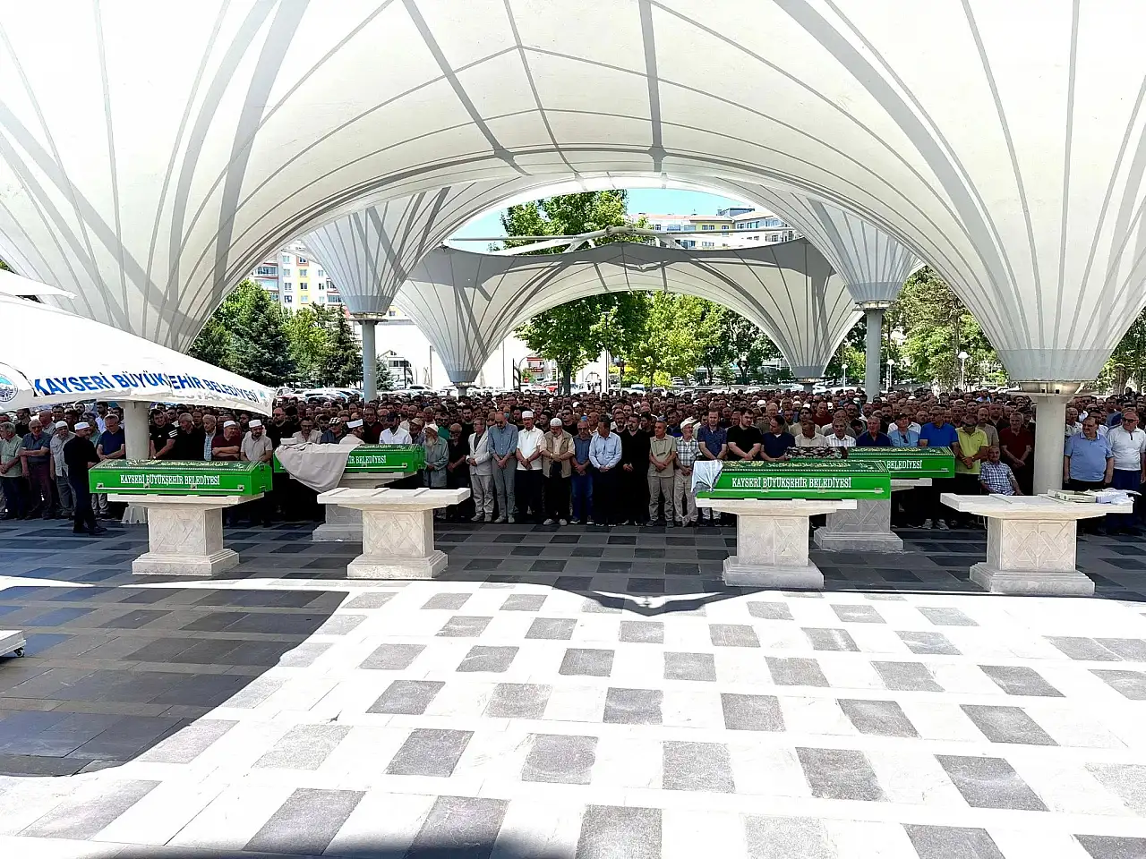 Kayseri'de hayatını kaybeden imam son yolculuğuna uğurlandı