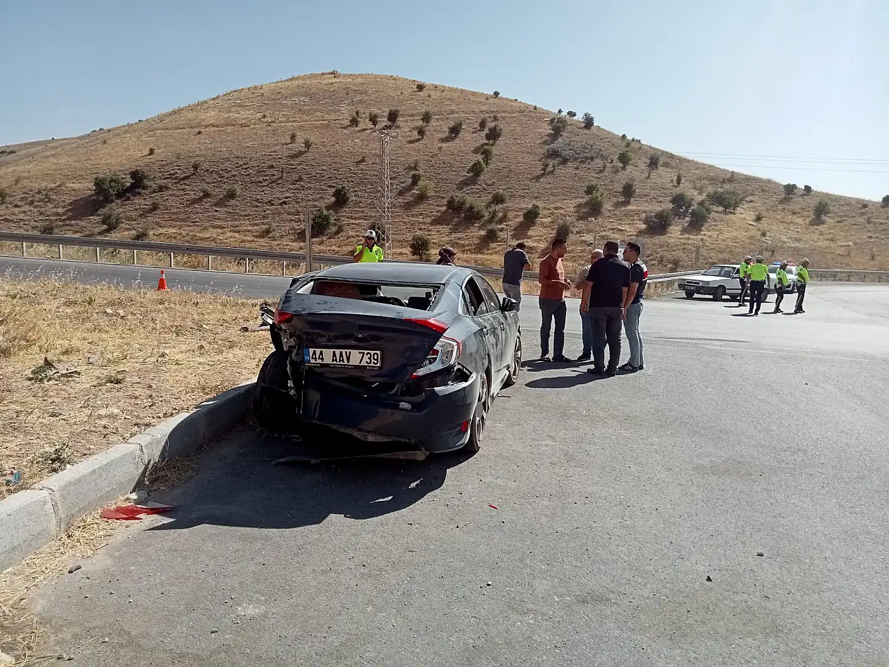 Kayseri-Malatya yolunda kaza: 8 yaralı