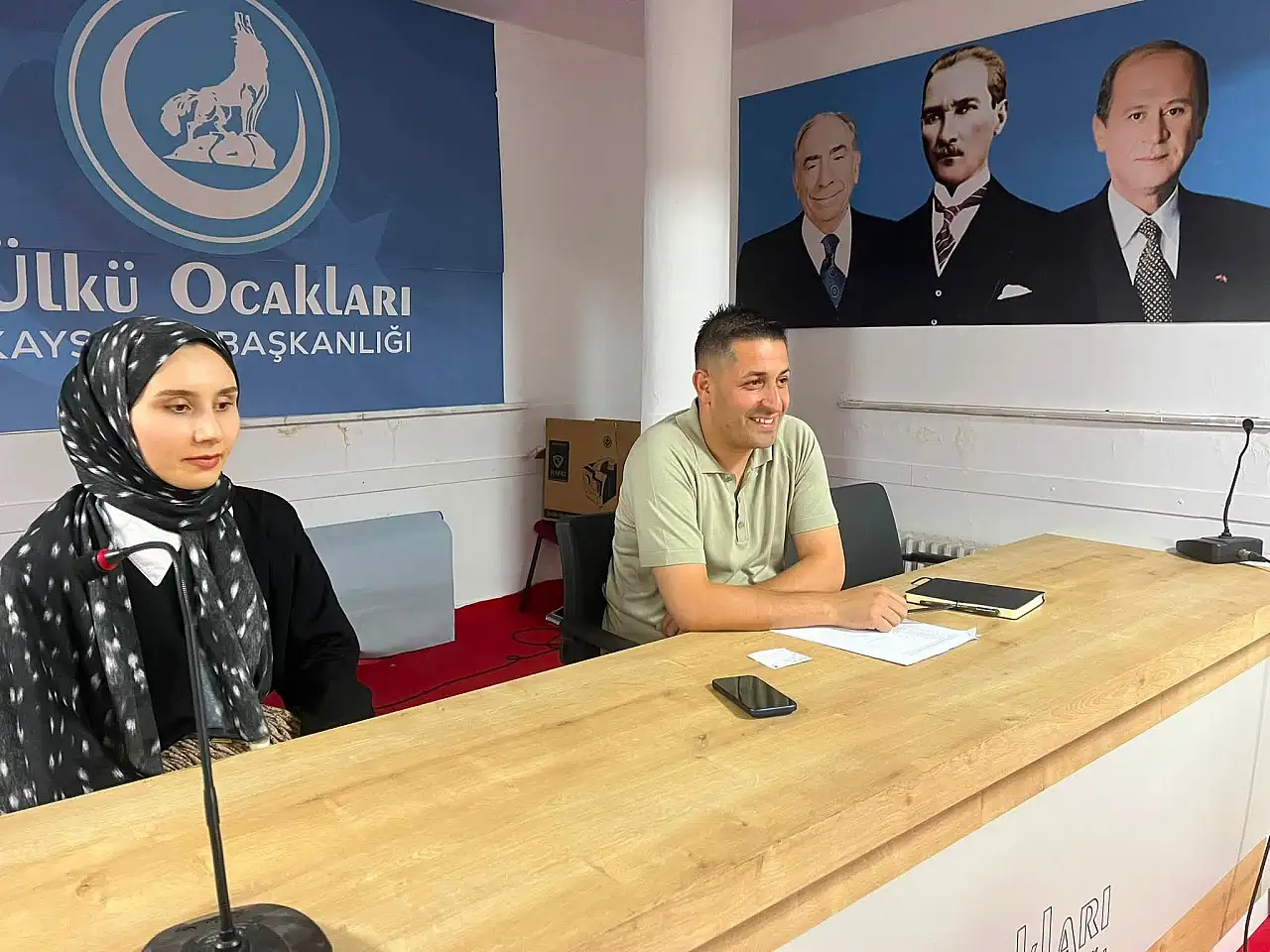 Kayseri Ülkü Ocakları binasında toplandılar! Öğrencilere çağrı yapıldı