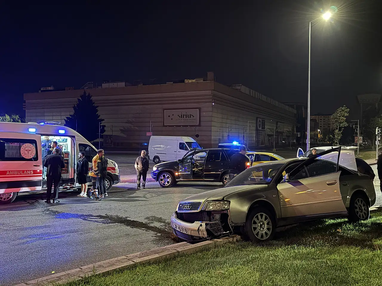 Kayseri'de yürekleri ağza getiren kaza: 1 yaralı