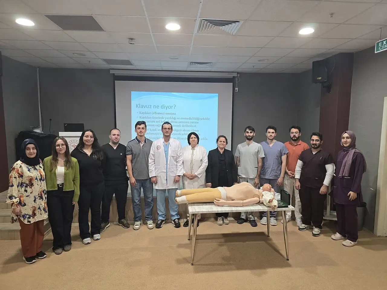 Kayseri'de yeni hekimlere alıştırma çalışması