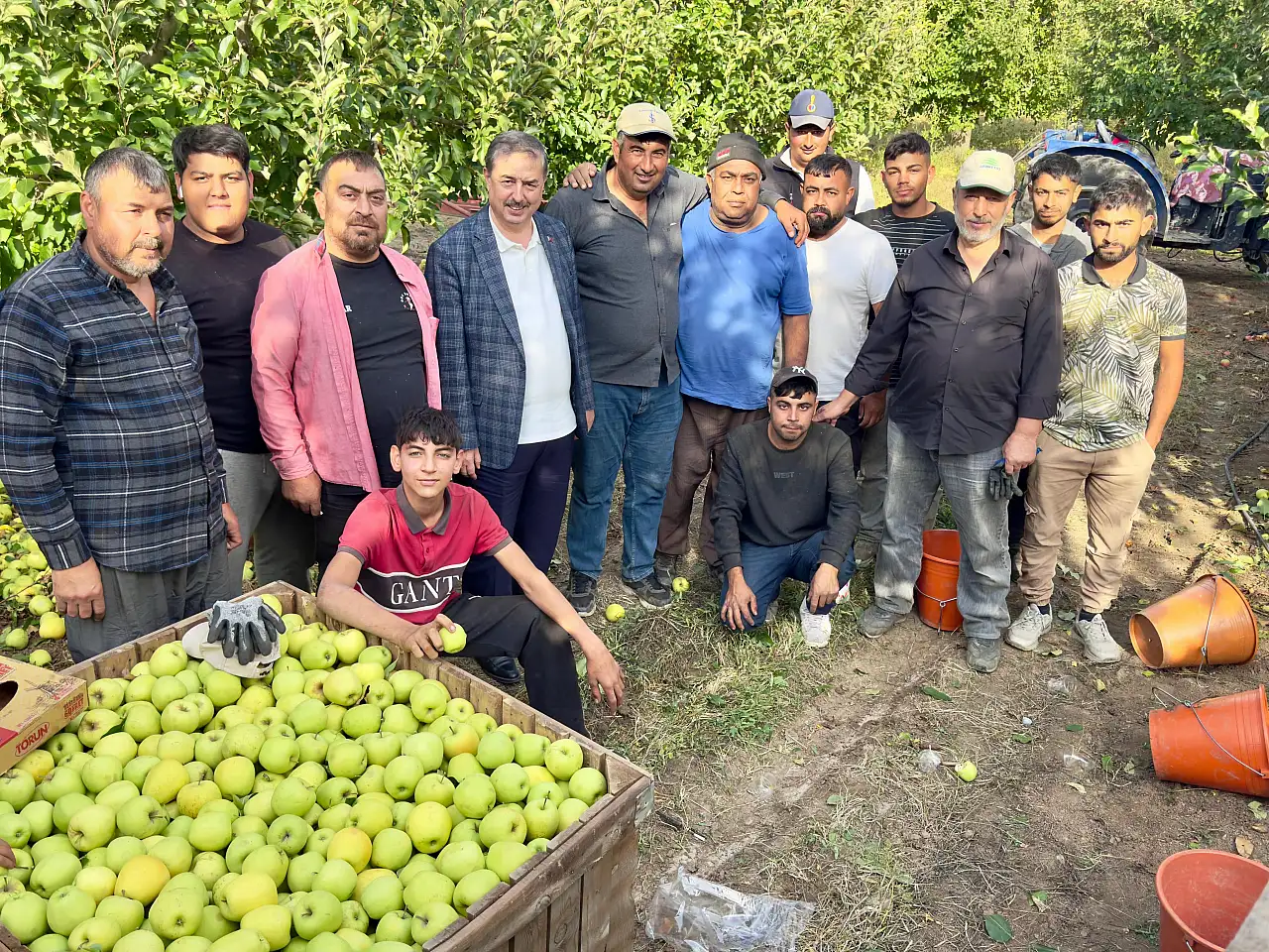 Kayseri'de 'elma diyarı' denilen mahallede elma bereketi!