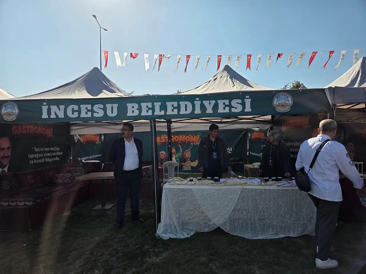 İncesu Belediyesi yerini aldı! Yufka ekmeği revaçta