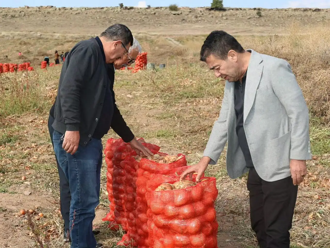 Geçen yıl makine desteği gelmişti, şimdi hasat zamanı