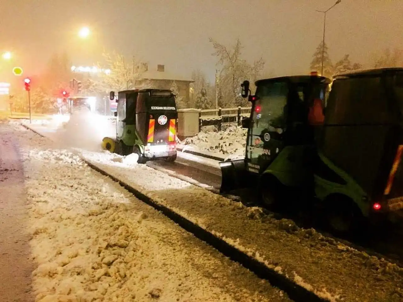 Kayseri'de kar alarmı! Ekipler harekete geçti