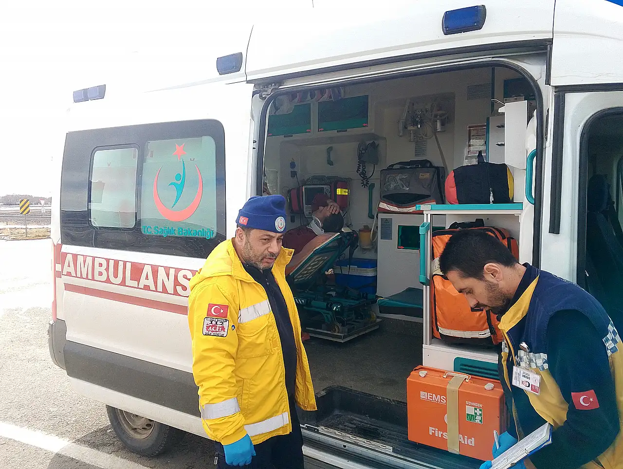 Kayseri-Sivas kara yolunda kaza