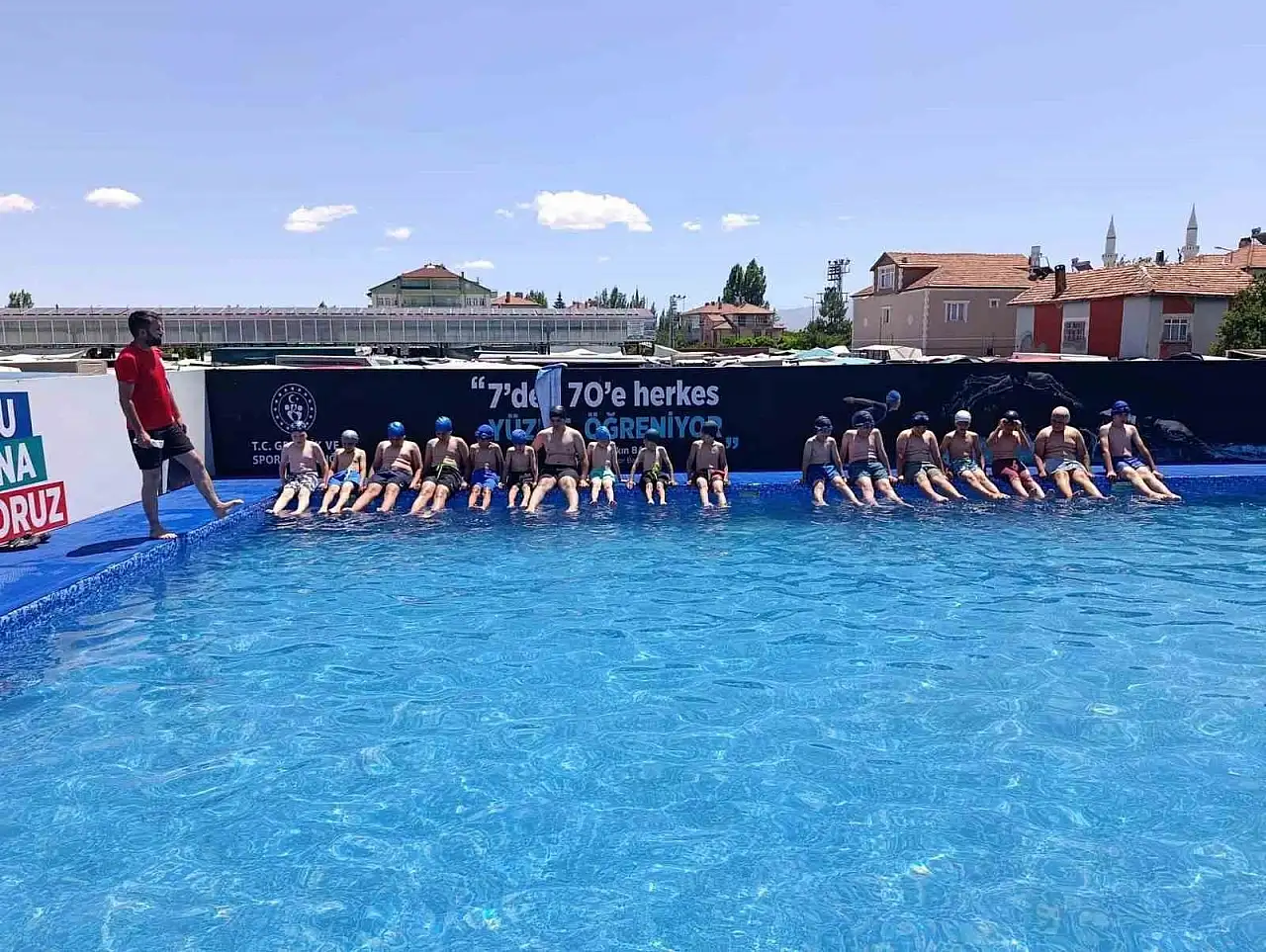 Tomarza'da Yaz Spor Okulları yoğun ilgiyle devam ediyor