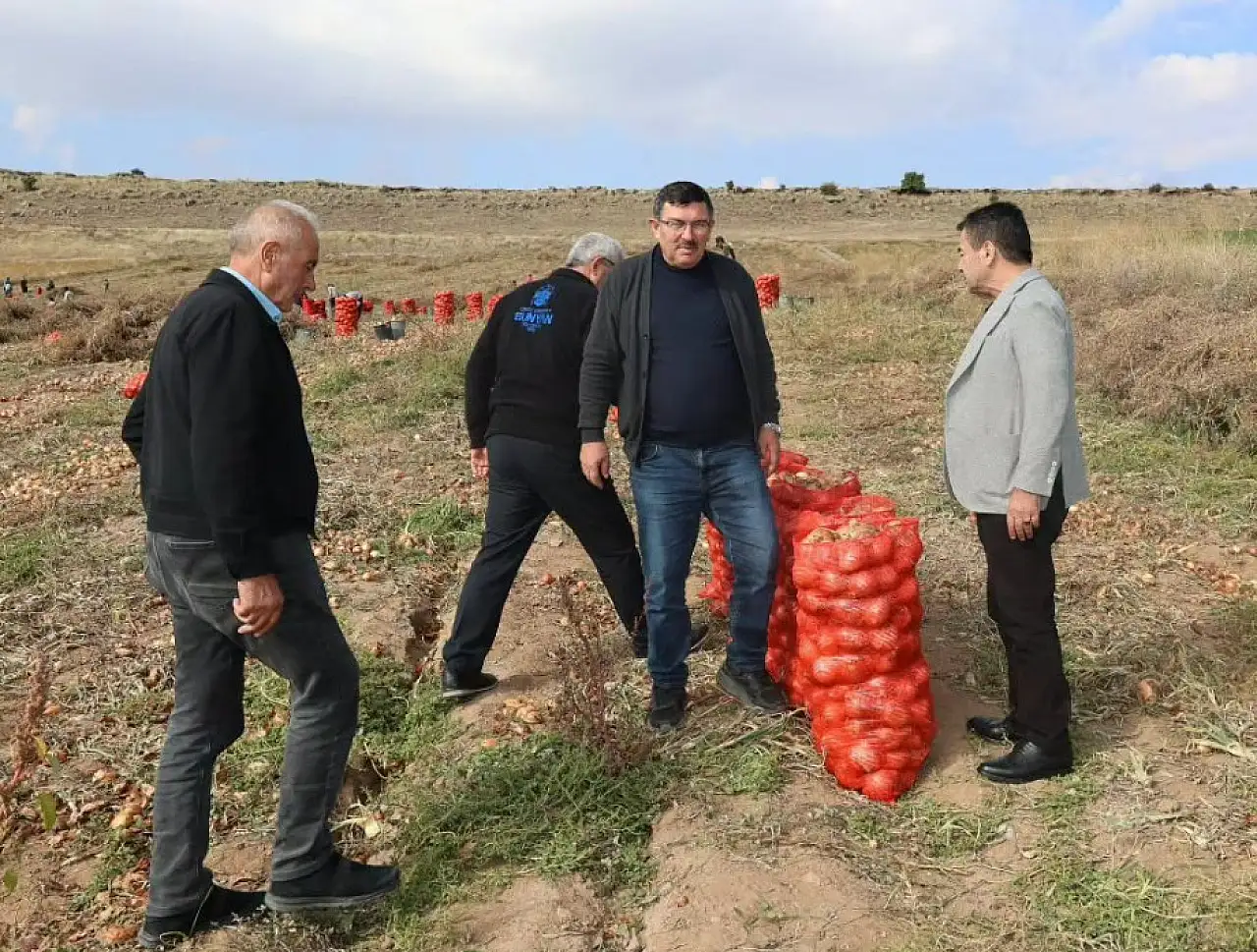 Geçen yıl makine desteği gelmişti, şimdi hasat zamanı