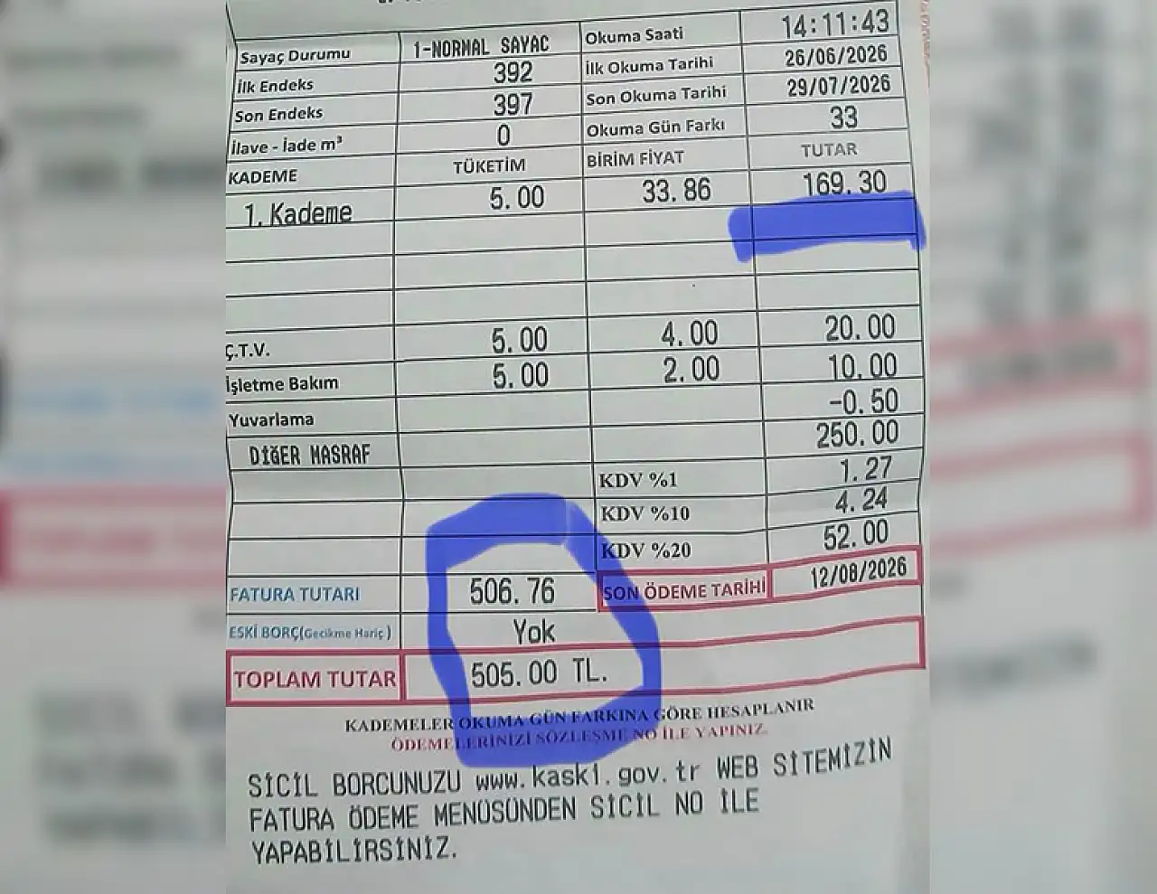 Kayseri'deki su faturası neden gündem oldu?