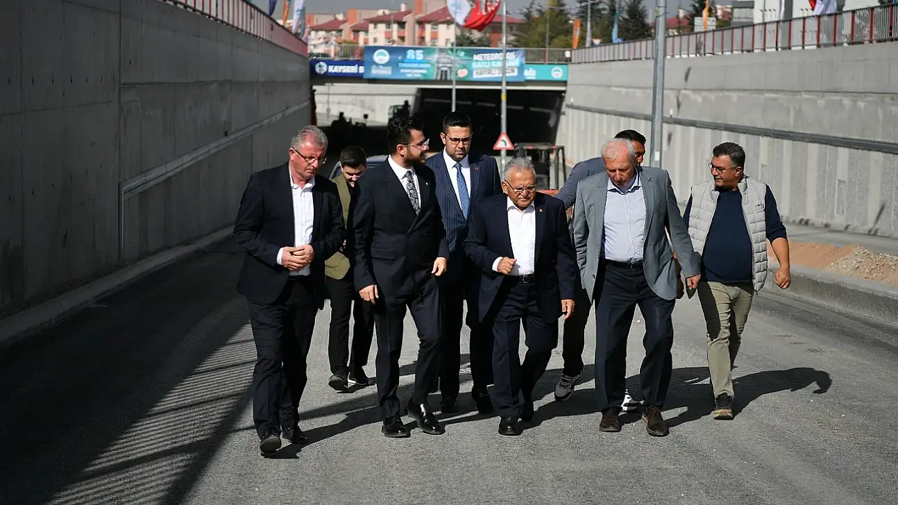 85 günde tamamlanan ana kavşak yarın açılıyor!