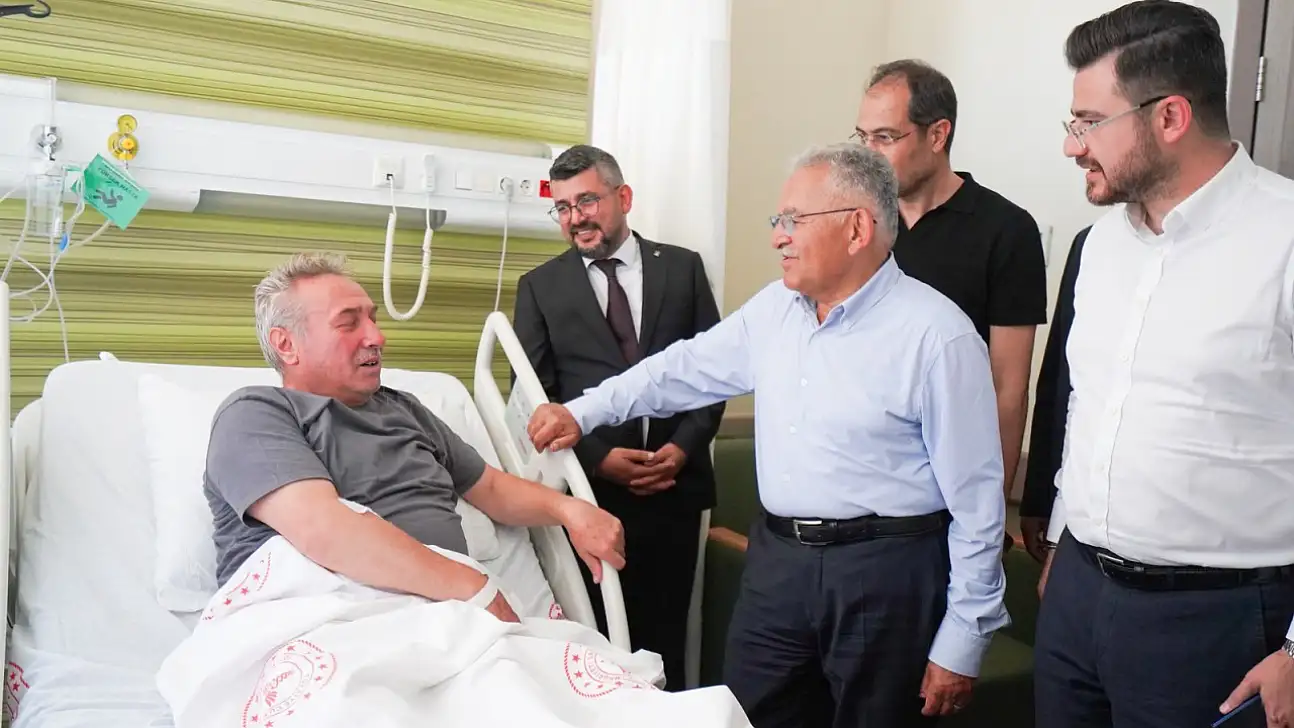 AK Partili Başkan hastaneye kaldırıldı! Büyükkılıç ziyaret etti