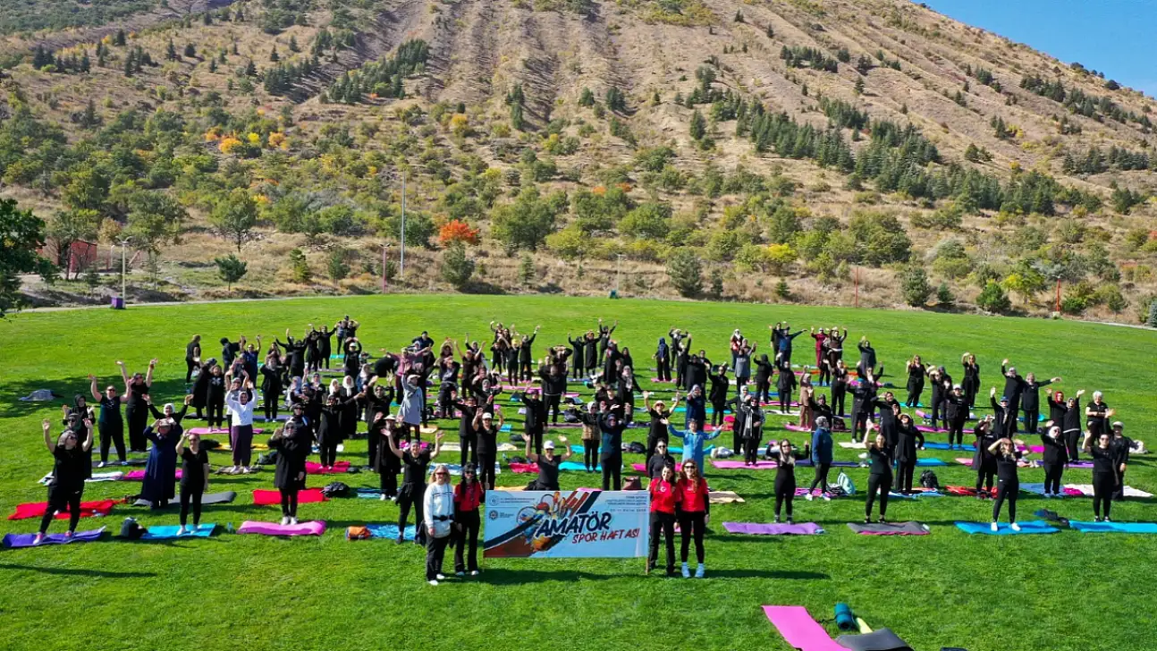 Ali Dağı'nda doğayla iç içe spor