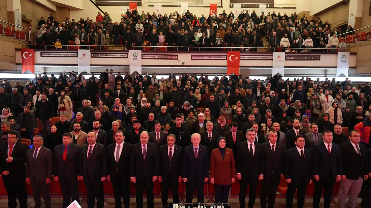 Bakan Kurum'dan Kayseri açıklaması! Gözler kura çekilişine çevrildi