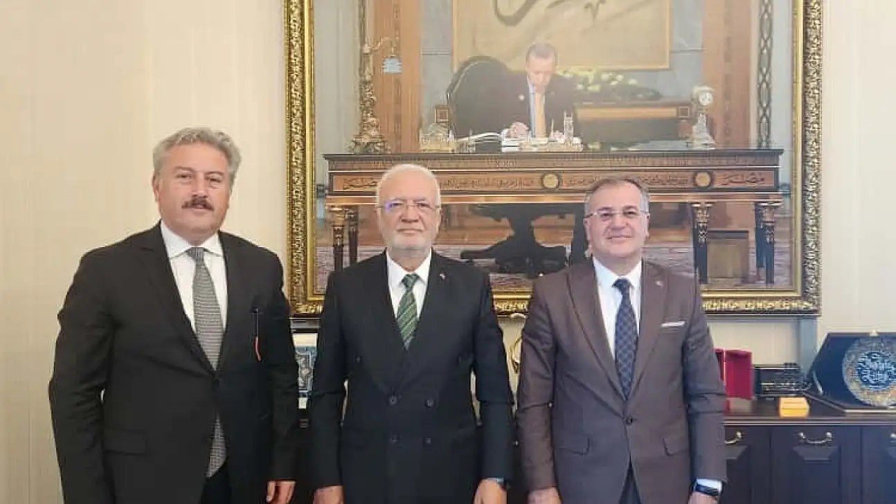 Kayserili Başkanlardan Elitaş'a dikkat çeken ziyaret