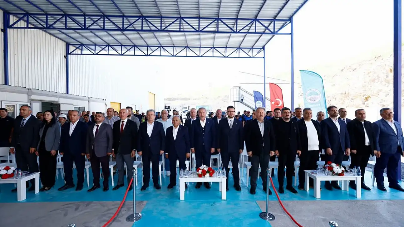 Bin 200 ton evsel atığı işleyecek tesis açıldı!