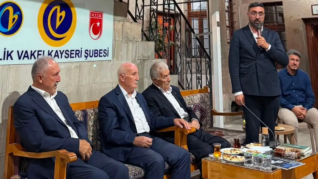 Birlik Vakfı Kurucular Kurulu Başkanı'na Kayseri'de sunum yapıldı!