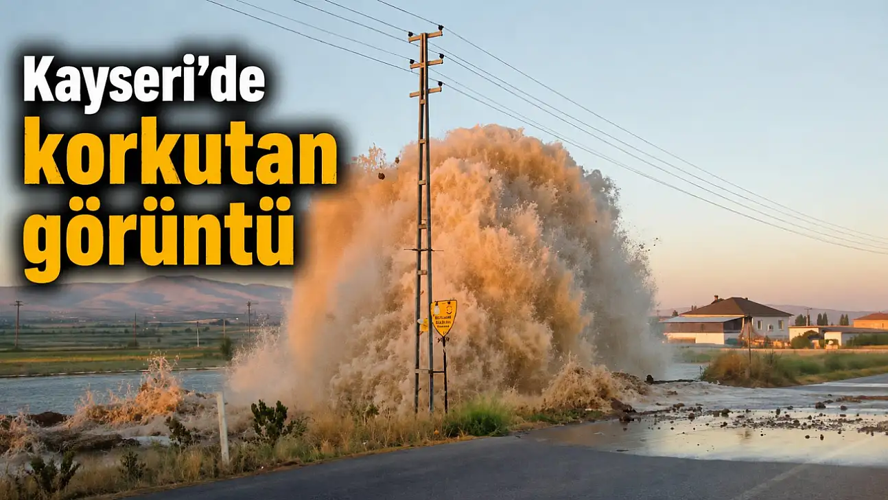 Bu görüntü Kayseri'de kaydedildi! Gören bir daha baktı