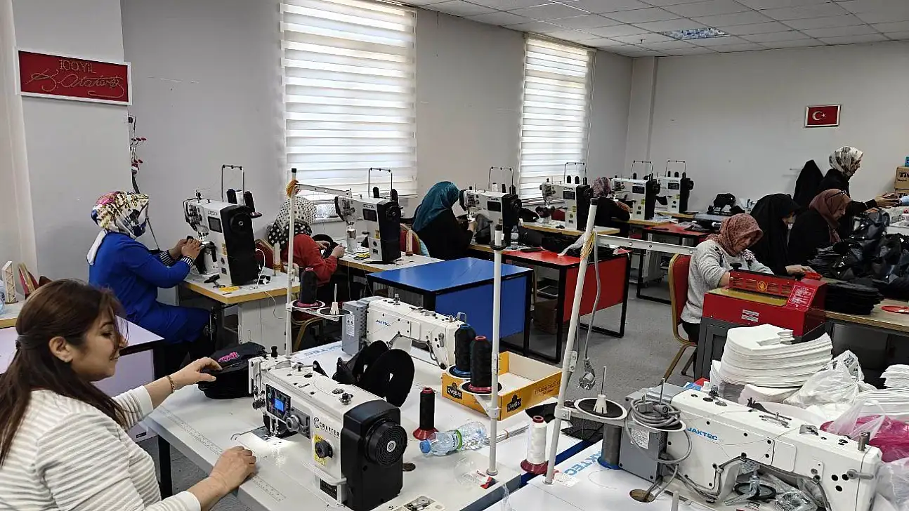 Bünyan'ın kadınları erkek işine el attı