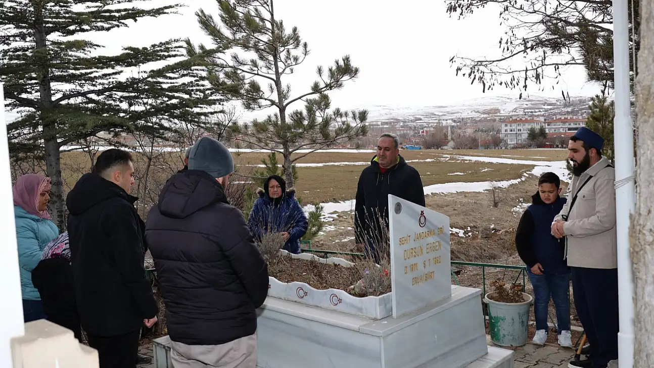 Bünyanlı şehit mezarı başında anıldı