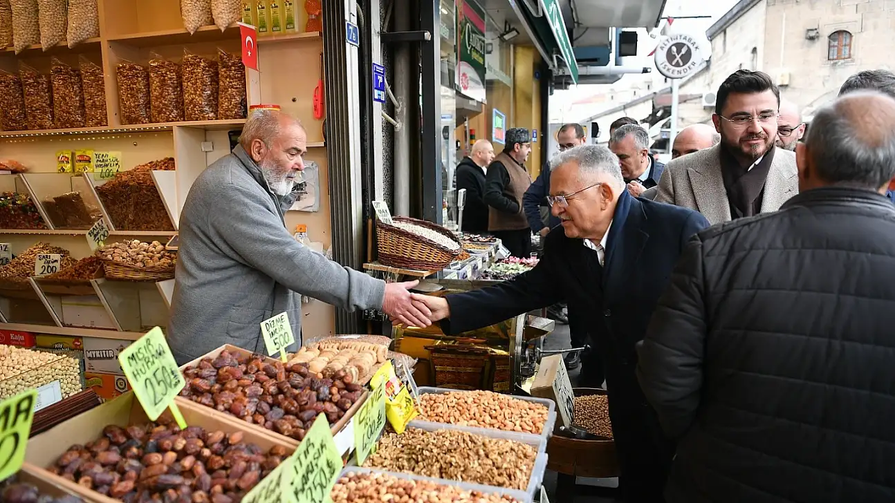 Büyükkılıç Camikebir'de esnafın nabzını tuttu