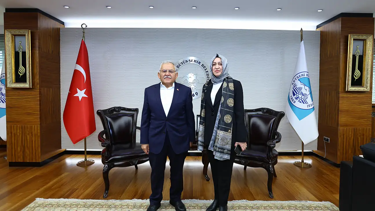 Büyükkılıç, Kayseri'nin ilk Kadın İlçe Başkanını ağırladı