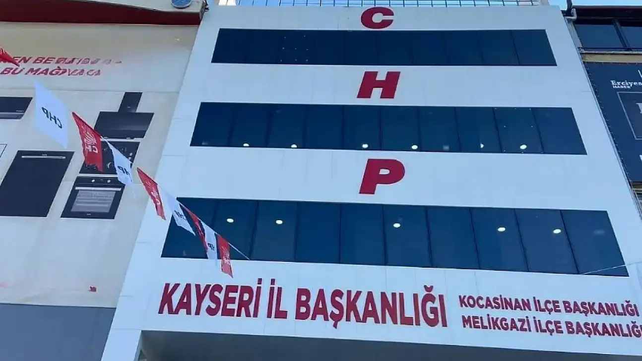 CHP Kayseri'de 5 günlük Başkanlık istifa ile bitti