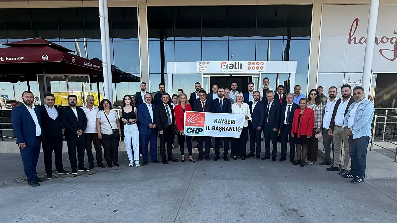 CHP Kayseri teşkilatı yola çıktı, Ankara'ya gidiyor...