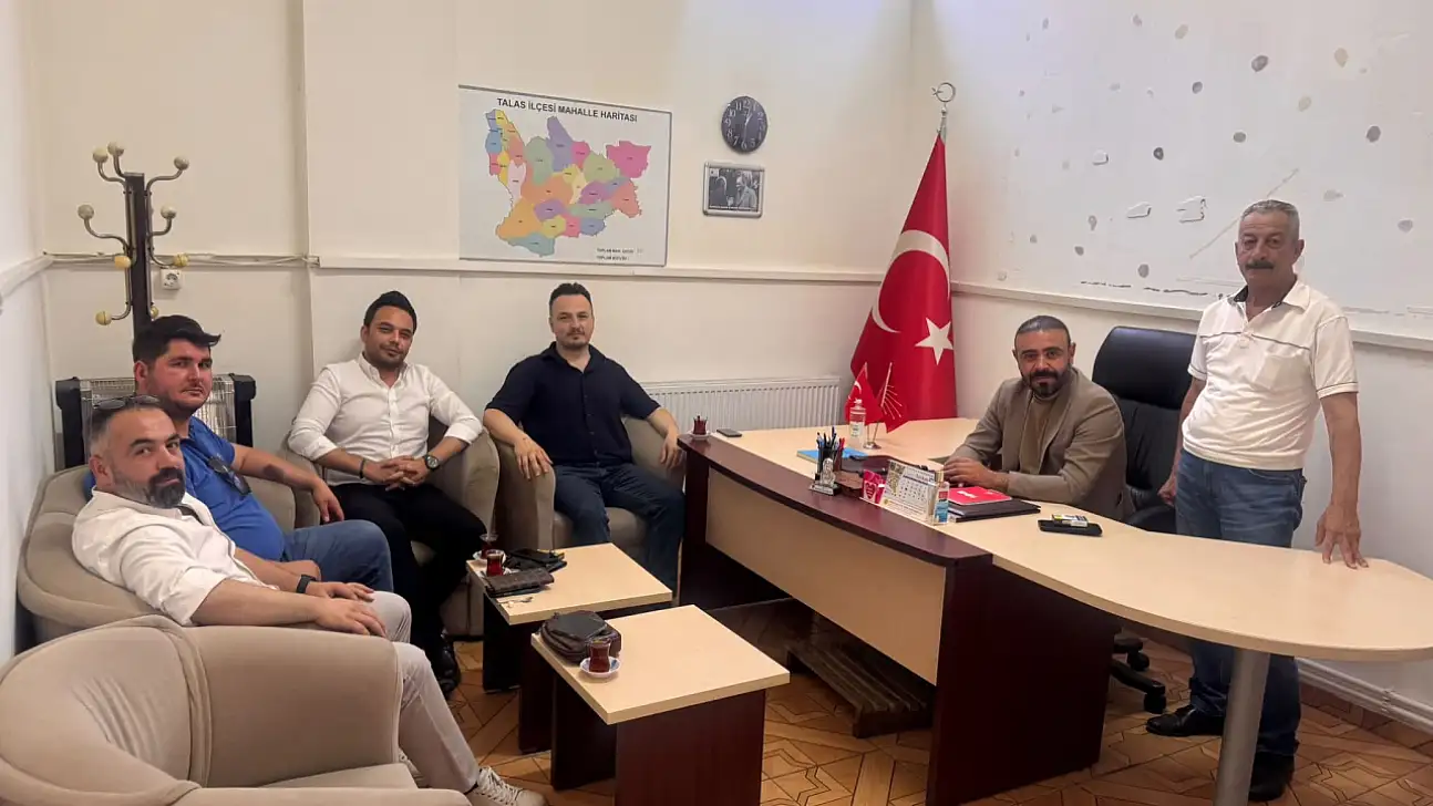 CHP Talas İlçe Başkanlığı ilk misafirlerini ağırladı!