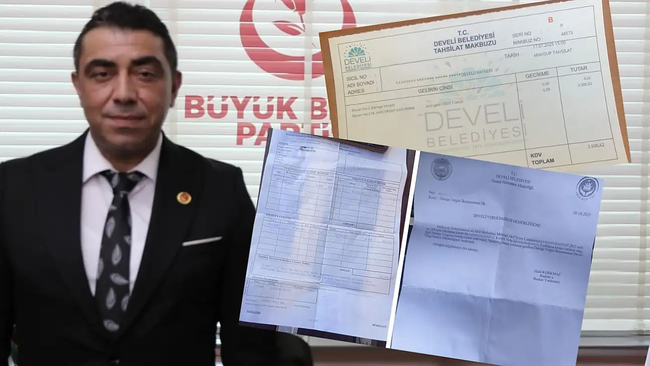 Develi Belediyesi'nin damga vergisi borcu 215 kiracıya mı yansıtıldı?