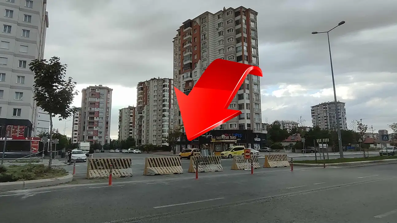 Dikkat! Kayseri'de o yollar bir bir kapatılıyor, beton bariyerler konuluyor