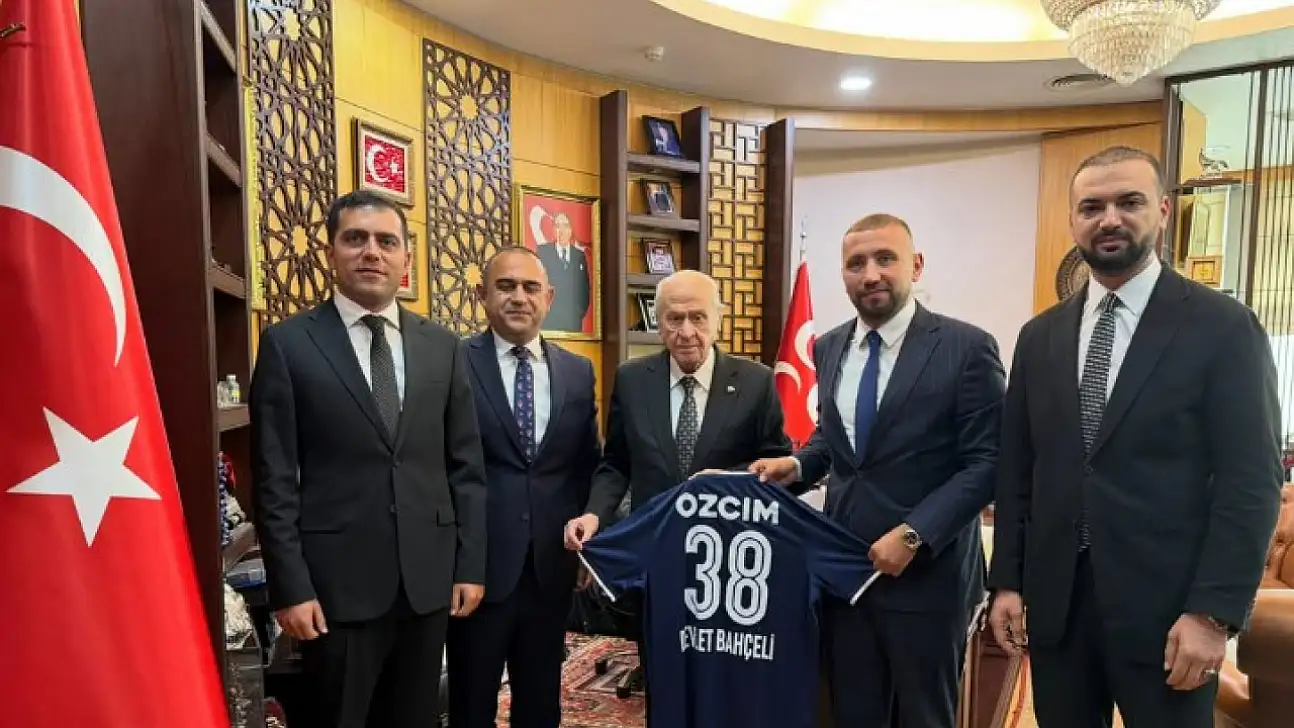 Erciyes 38 FK yönetiminden Devlet Bahçeli'ye ziyaret