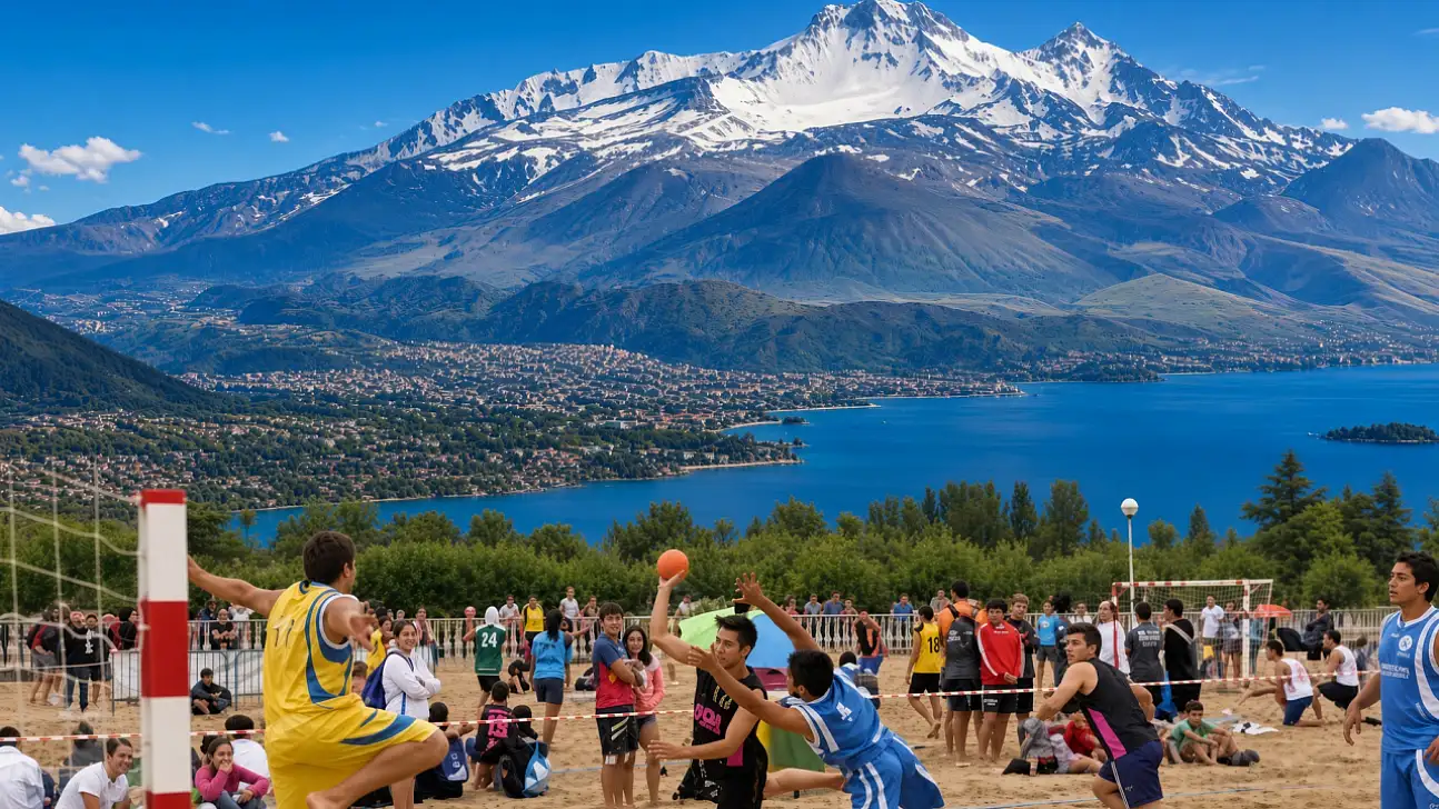 Erciyes Dağı'nda bir ilk! Plaj hentbolu oynanacak