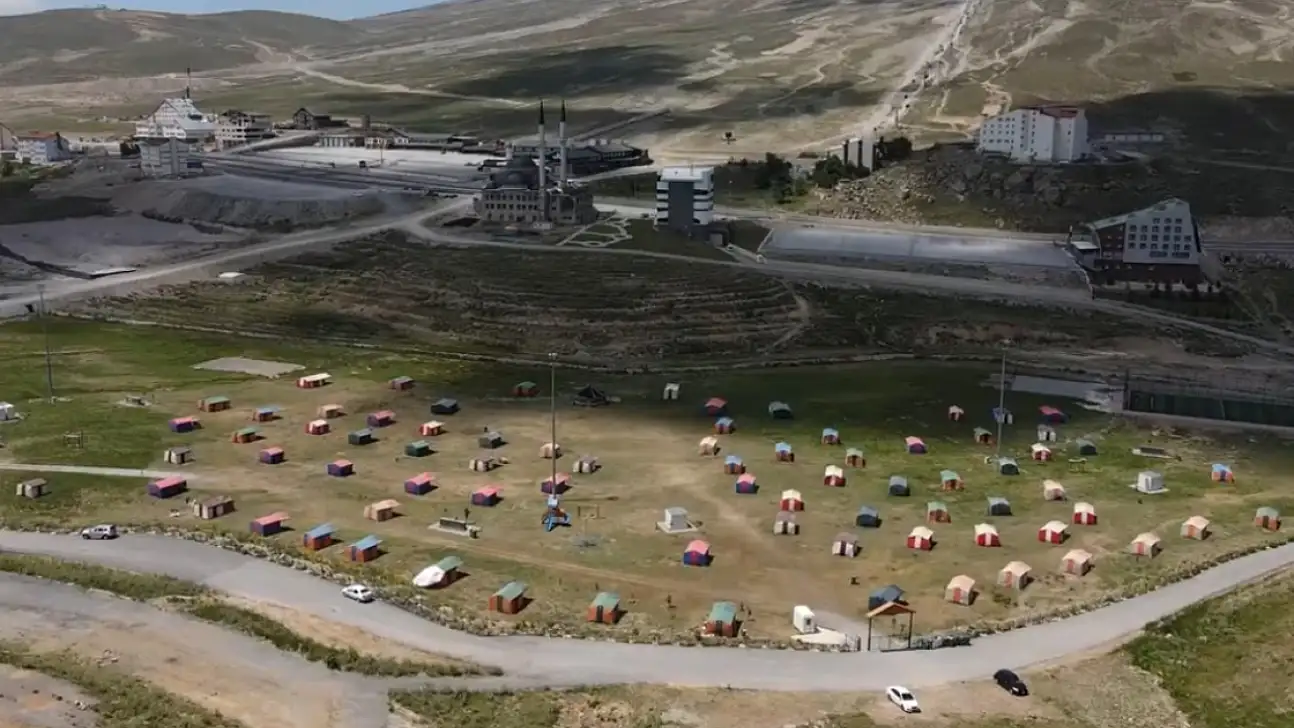 Erciyes'te çadır ve karavan fiyatları belli oldu