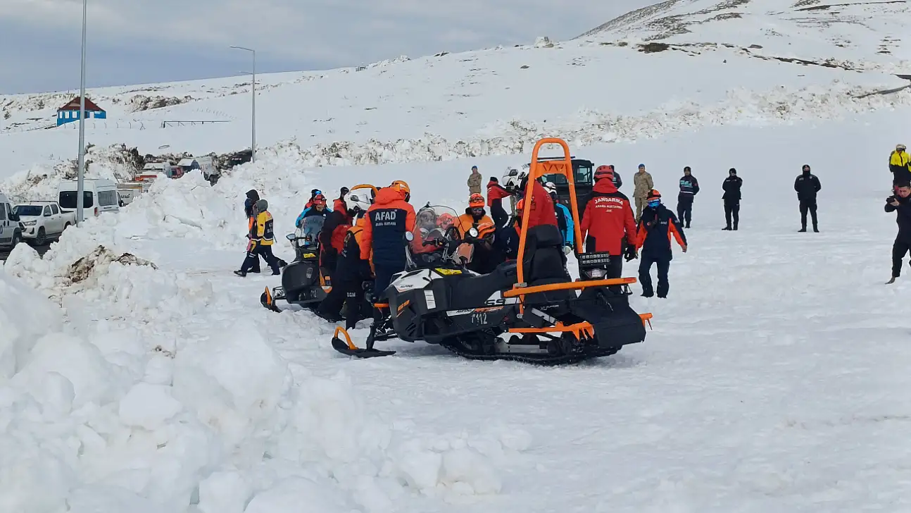 Erciyes'te nefes kesen tatbikat