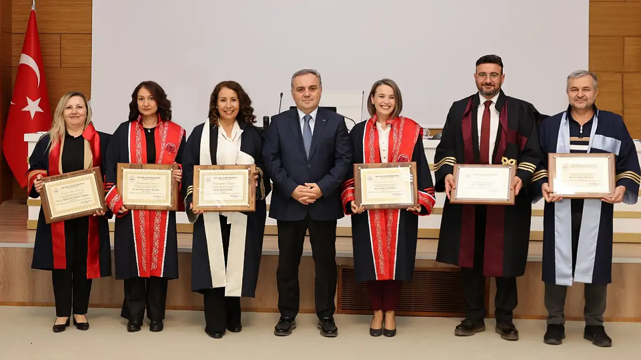 Erciyes Üniversitesi'nde 6 yeni profesör