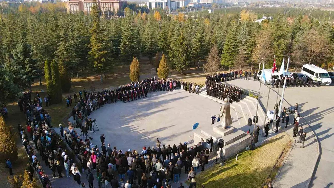 ERÜ'de Atatürk'ü Anma Töreni