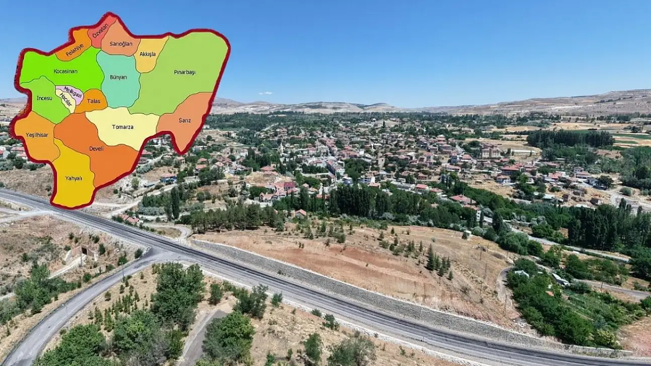 Felahiye'ye bağlıydı, 1990'da Kayseri'nin ilçesi oldu! Adını Turgut Özal'dan alıyor