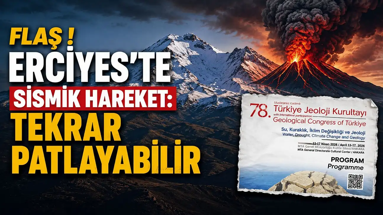 Flaş! Erciyes'te sismik hareket: Tekrar patlayabilir