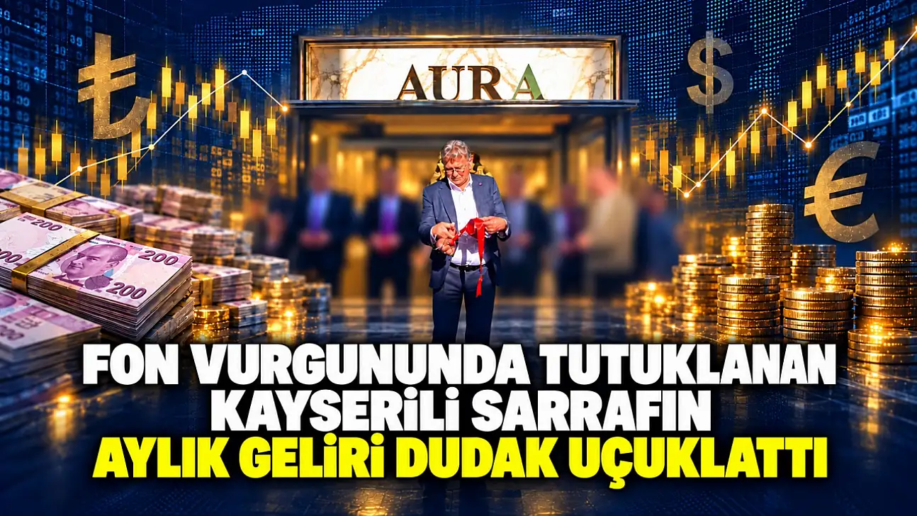 Fon Vurgununda tutuklanan Kayserili Sarrafın aylık geliri dudak uçuklattı