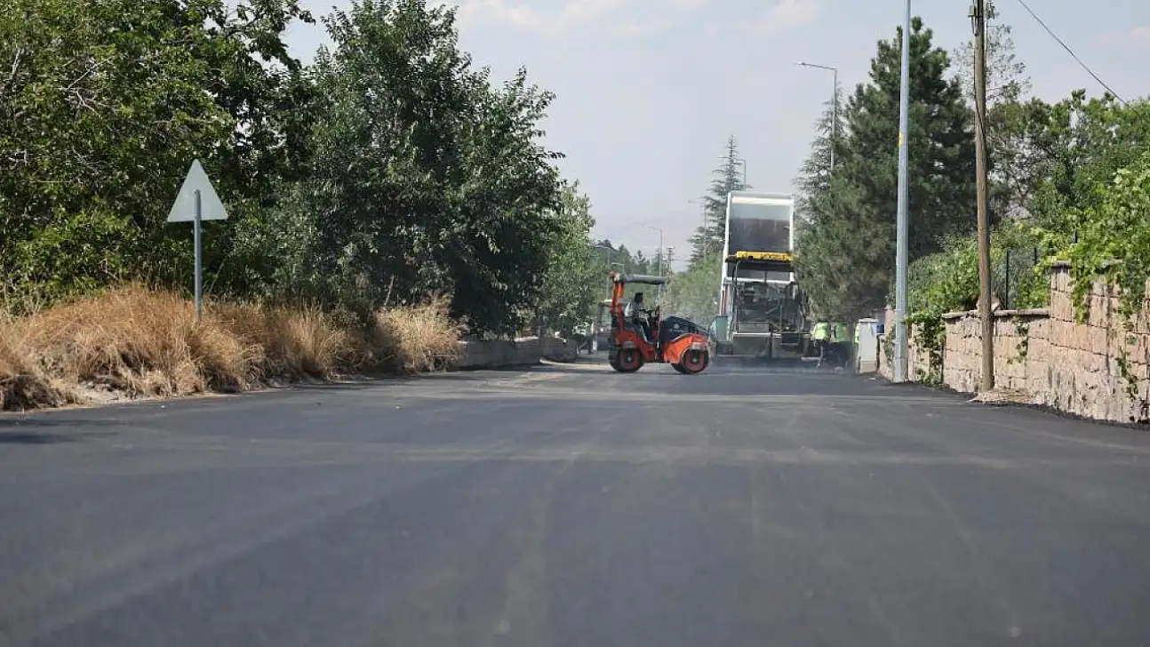 Hacılar'da 860 tonluk asfalt çalışması tamamlandı