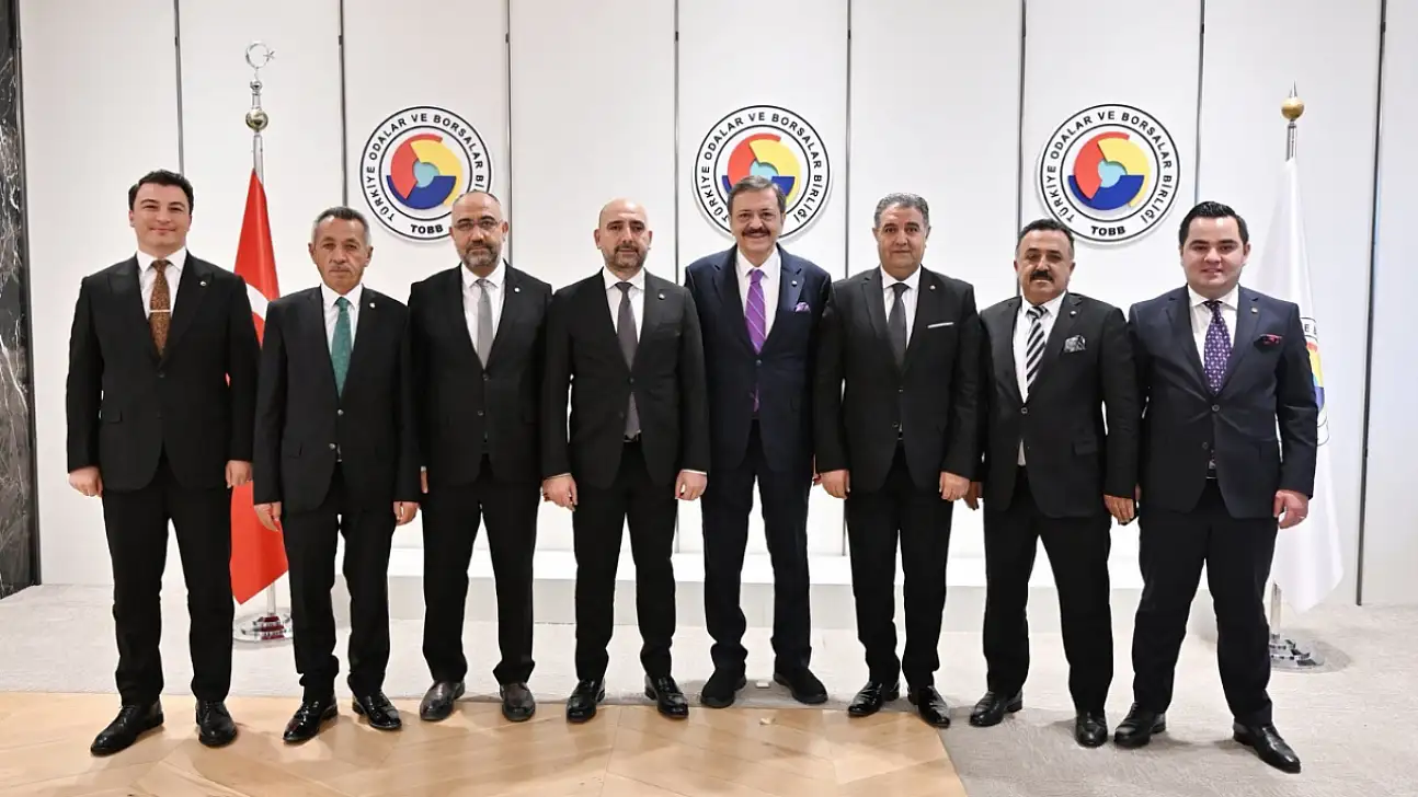 Hisarcıklıoğlu, Kayseri Ticaret Borsası yönetimiyle bir araya geldi