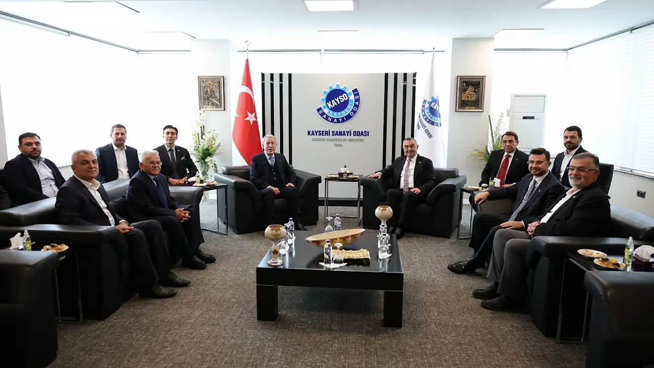 Hulusi Akar'dan KAYSO'ya ziyaret! Kayseri sanayisinin geleceği konuşuldu!