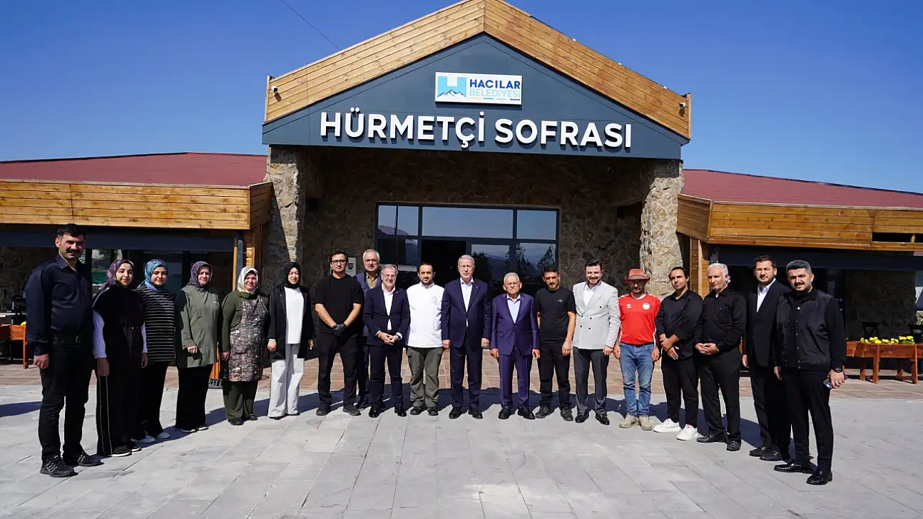 Hulusi Akar ve Kayseri protokolünden Hürmetçi Sofrası'na ziyaret!