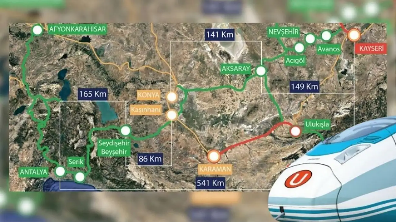 Kayseri-Antalya YHT Projesi'nde son durum! O isim meclise taşıdı