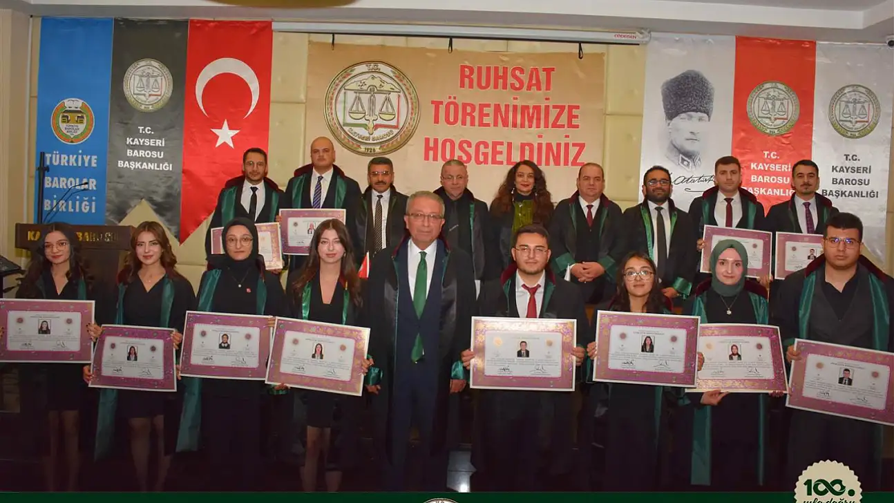 Kayseri Barosu genç avukatlar için ses yükseltti