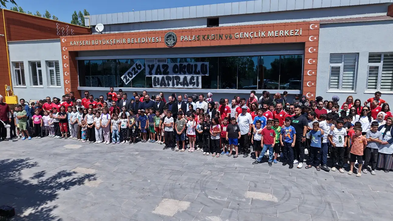 Kayseri Büyükşehir'in Yaz Spor Okulları Sarıoğlan'da final yaptı